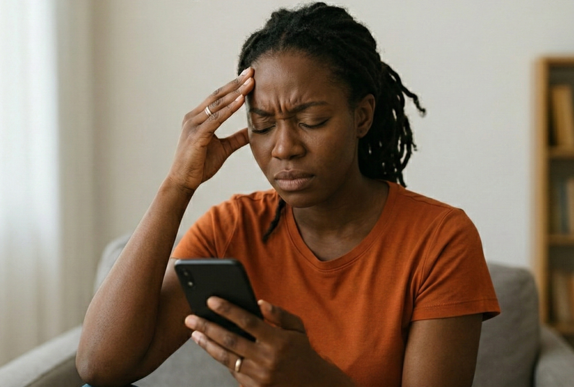 Black woman working with Afrocentric therapist to improve self-esteem and build confidence